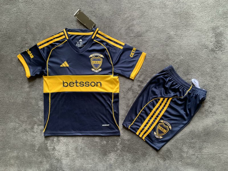 2025-2026 Boca Juniors home jersey kids + free socks