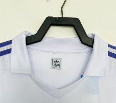 1984-1985 home Retro Real Madrid Soccer Jerseys