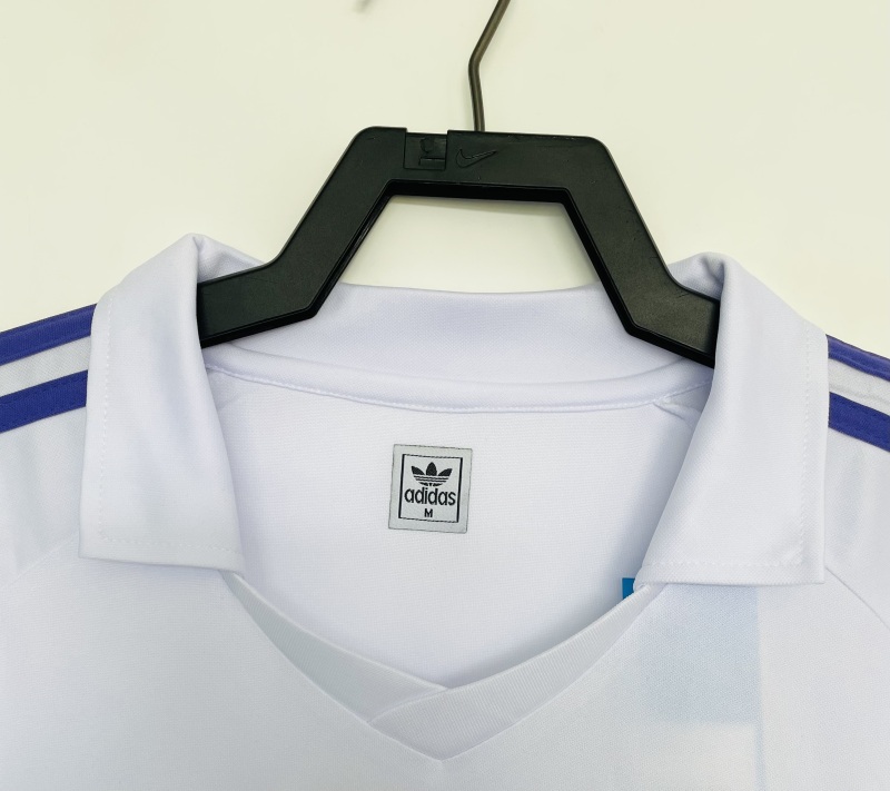 1984-1985 home Retro Real Madrid Soccer Jerseys