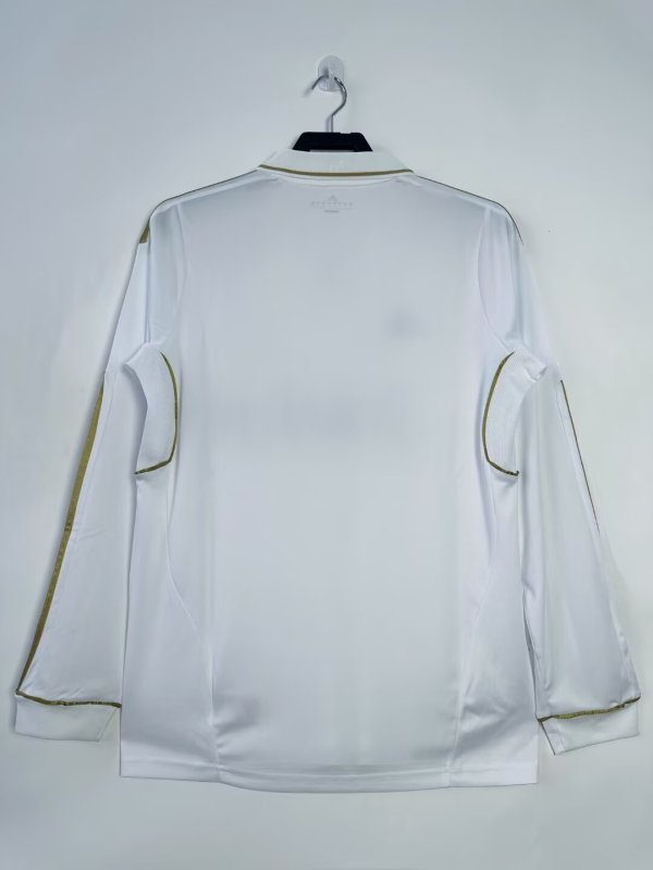 2011-2012 home Long sleeve Retro Real Madrid Soccer Jerseys