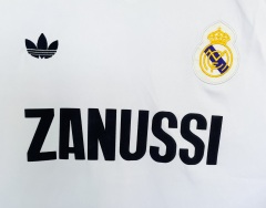 1984-1985 home Retro Real Madrid Soccer Jerseys