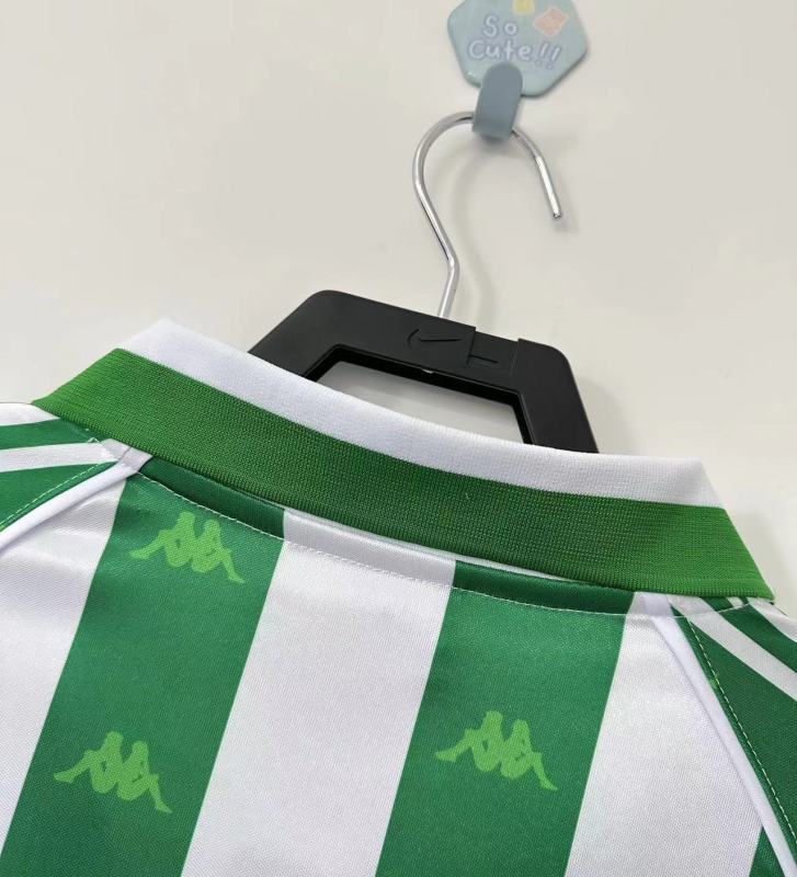 1995-1997 home Long sleeve Retro Real Betis Soccer Jerseys