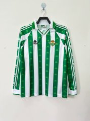 1995-1997 home Long sleeve Retro Real Betis Soccer Jerseys