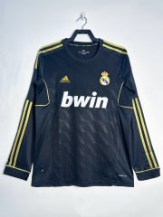 2011-2012 away Long sleeve Retro Real Madrid Soccer Jerseys