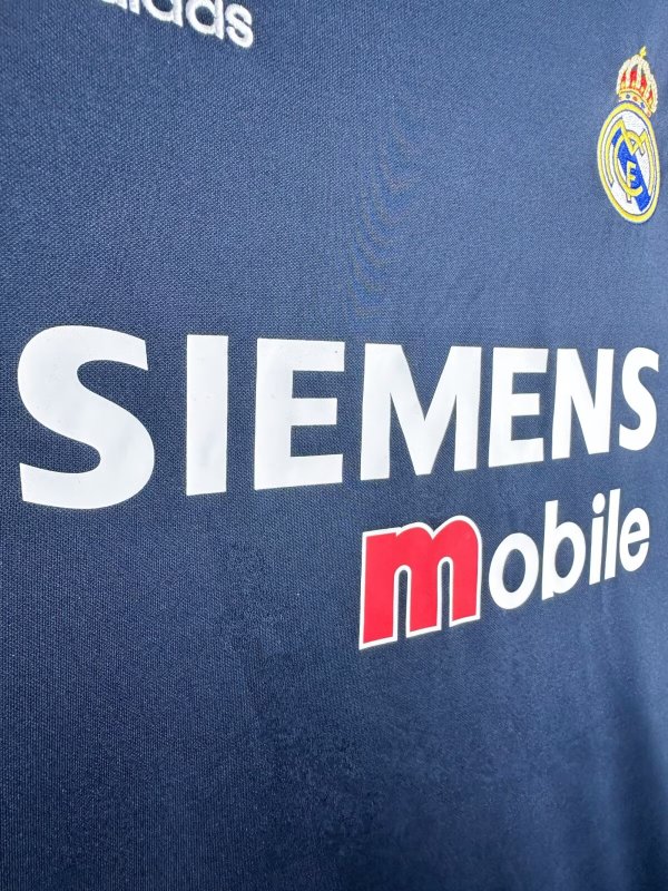 2003-2004 away Retro Real Madrid Soccer Jerseys