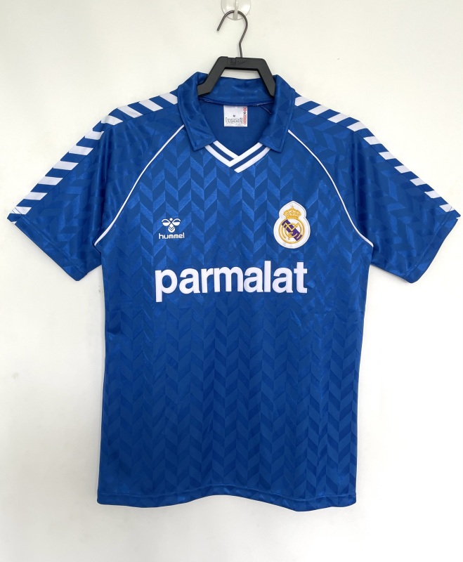 1986-1987 away Retro Real Madrid Soccer Jerseys