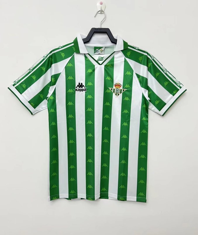1995-1997 home  Retro Real Betis Soccer Jerseys