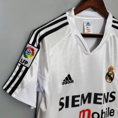 2004-2005 home Retro Real Madrid Soccer Jerseys