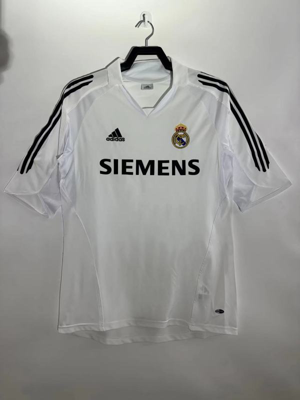 2005-2006 home Retro Real Madrid Soccer Jerseys