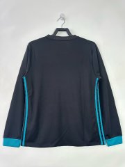 2017-2018 away Long sleeve Retro Real Madrid Soccer Jerseys