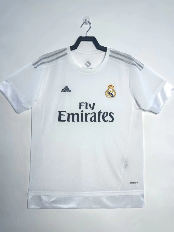 2015-2016 home Retro Real Madrid Soccer Jerseys