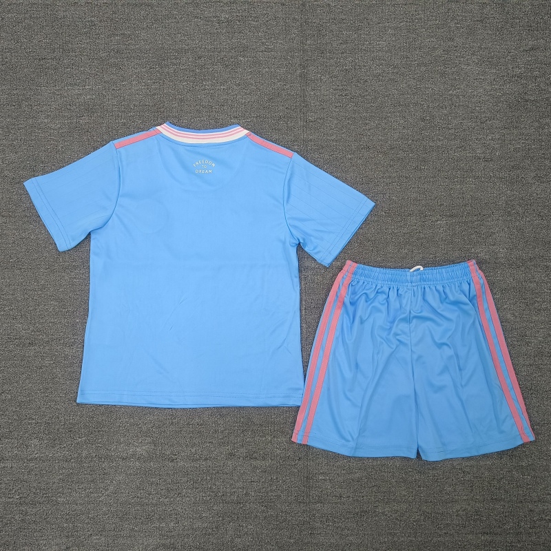 2025-2026 Inter Miami third jersey kids + free socks blue