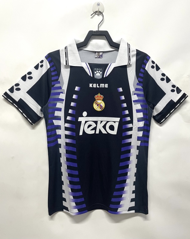 1997-1998 third Retro Real Madrid Soccer Jerseys