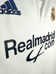 2001-2002 home Retro Real Madrid Soccer Jerseys