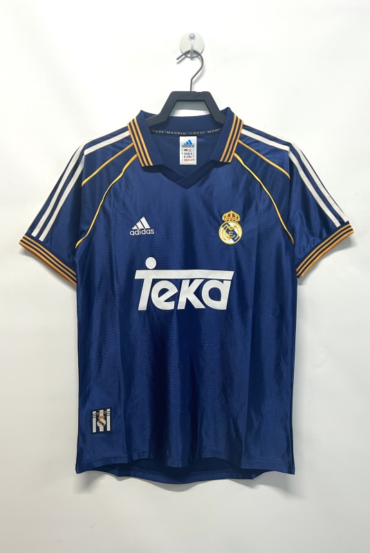 1998-2000 third Retro Real Madrid Soccer Jerseys