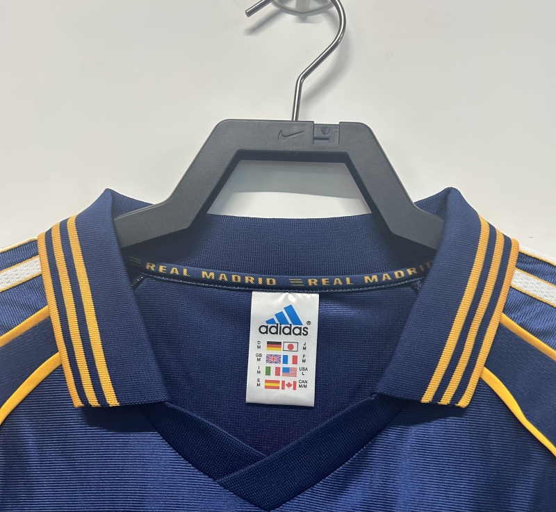 1998-2000 third Retro Real Madrid Soccer Jerseys