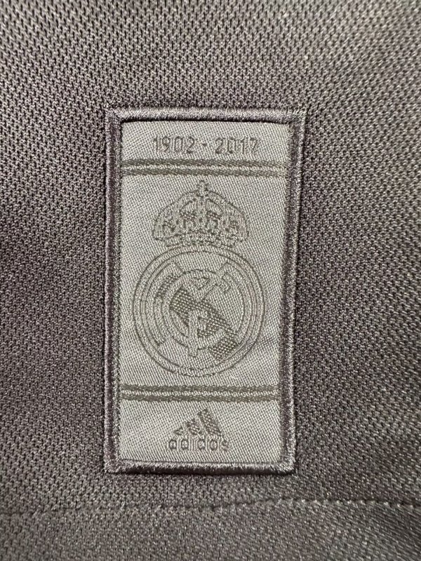 2017-2018 away Long sleeve Retro Real Madrid Soccer Jerseys