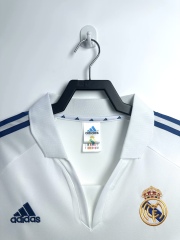 2001-2002 home Retro Real Madrid Soccer Jerseys