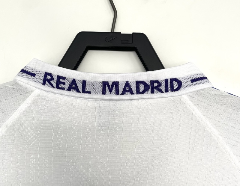 1996-1997 home Retro Real Madrid Soccer Jerseys