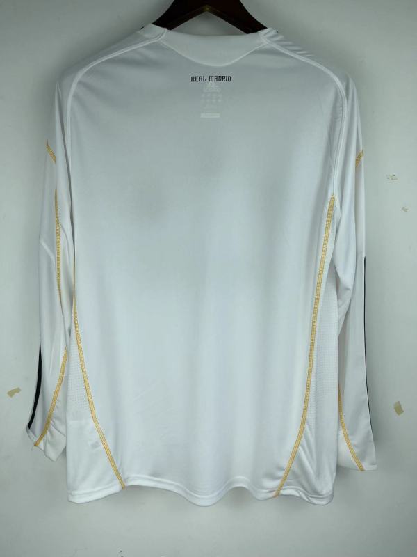 2009-2010 home Long sleeve Retro Real Madrid Soccer Jerseys