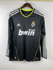 2010-2011 away Long sleeve Retro Real Madrid Soccer Jerseys