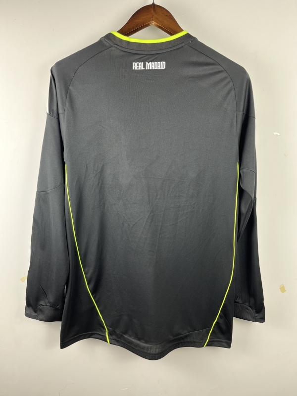 2010-2011 away Long sleeve Retro Real Madrid Soccer Jerseys
