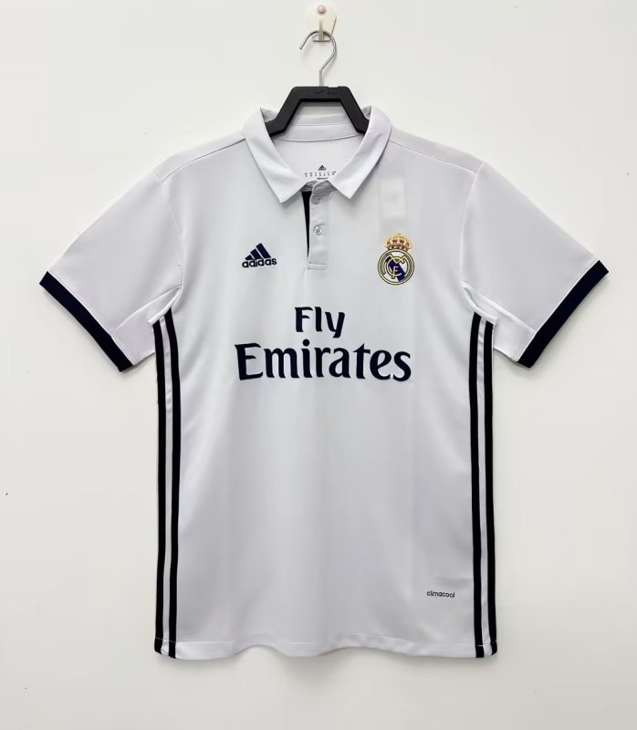 2016-2017 home Retro Real Madrid Soccer Jerseys