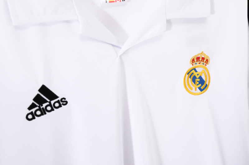 2002-2003 home Long sleeve Retro Real Madrid Soccer Jerseys