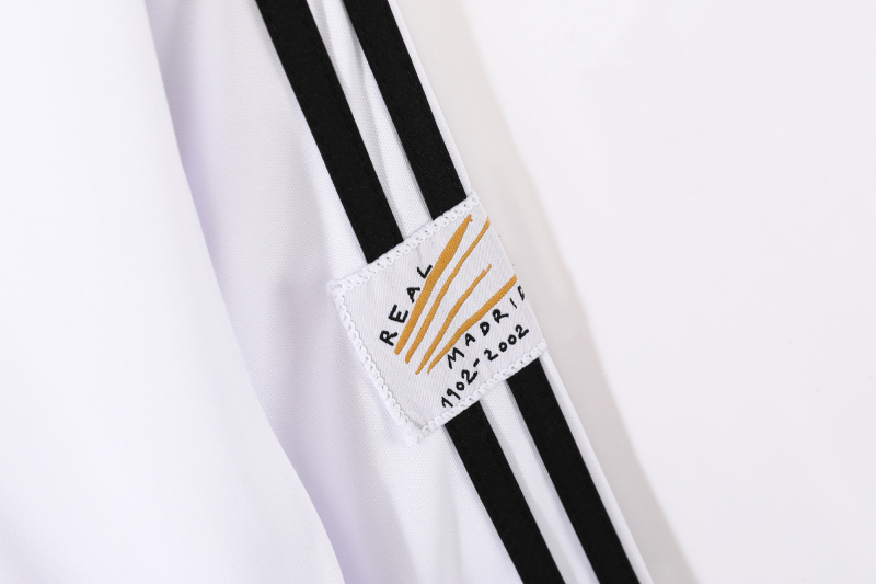 2002-2003 home Long sleeve Retro Real Madrid Soccer Jerseys