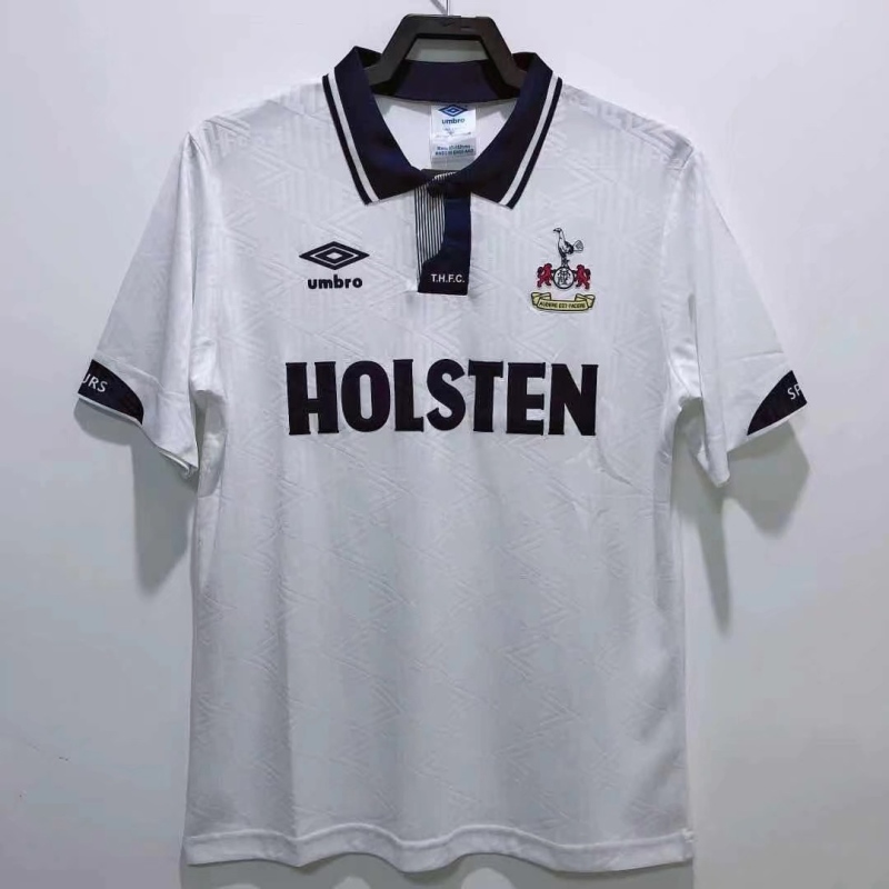 1991-1993 home Retro Tottenham Soccer Jerseys