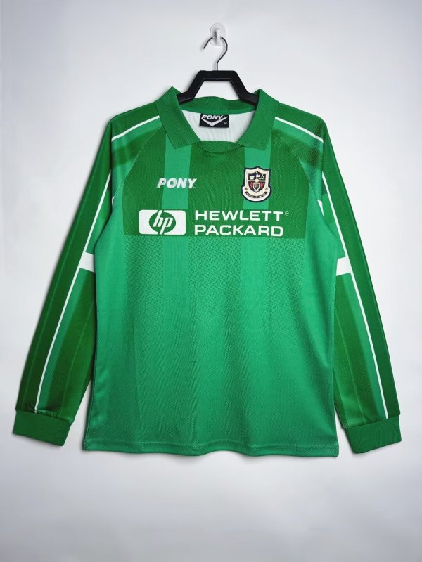 1997-1999 Goalkeeper Long sleeve Retro Tottenham Soccer Jerseys