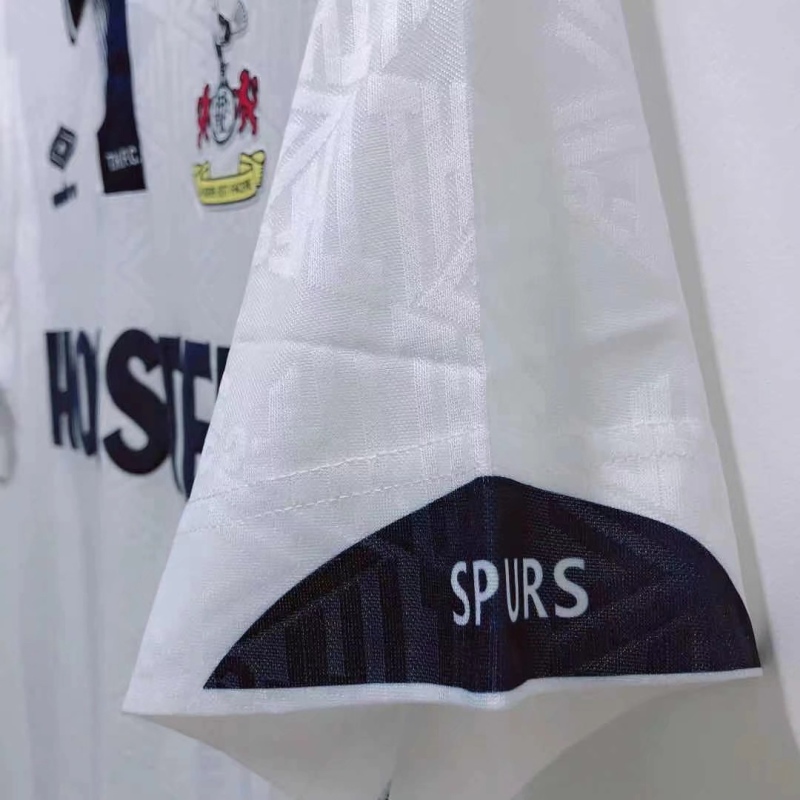 1991-1993 home Retro Tottenham Soccer Jerseys