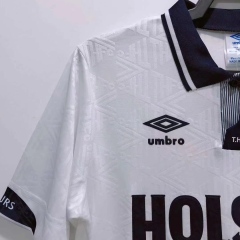 1991-1993 home Retro Tottenham Soccer Jerseys