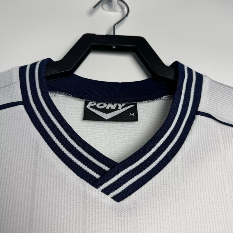 1997-1999 home Long sleeve Retro Tottenham Soccer Jerseys