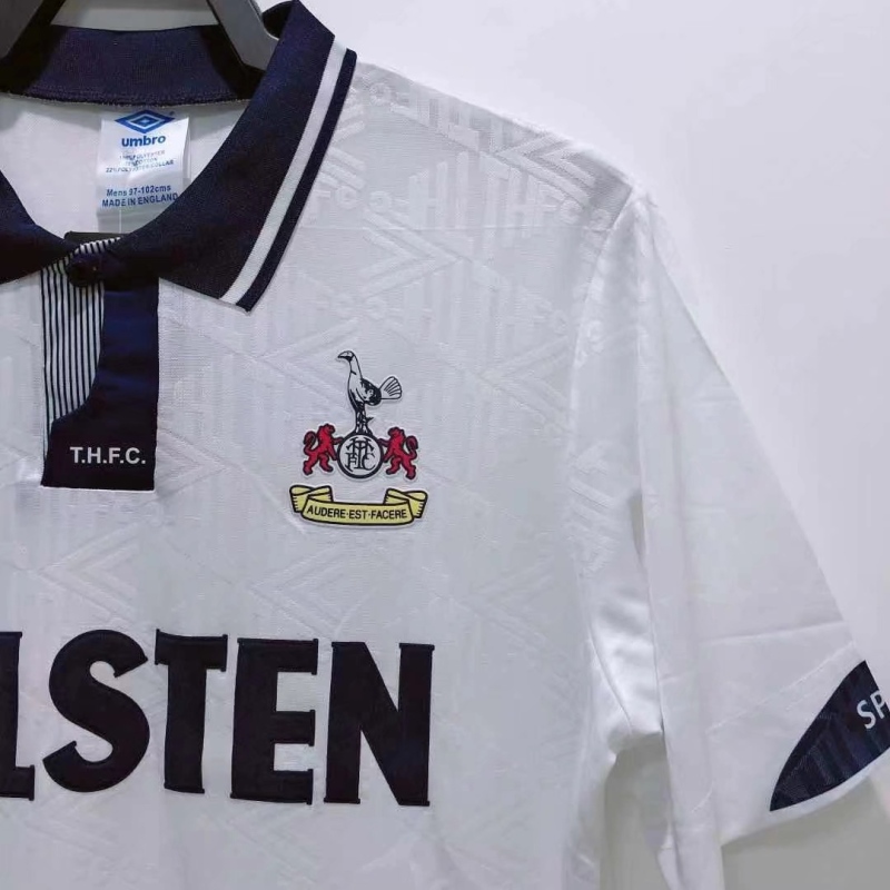 1991-1993 home Retro Tottenham Soccer Jerseys
