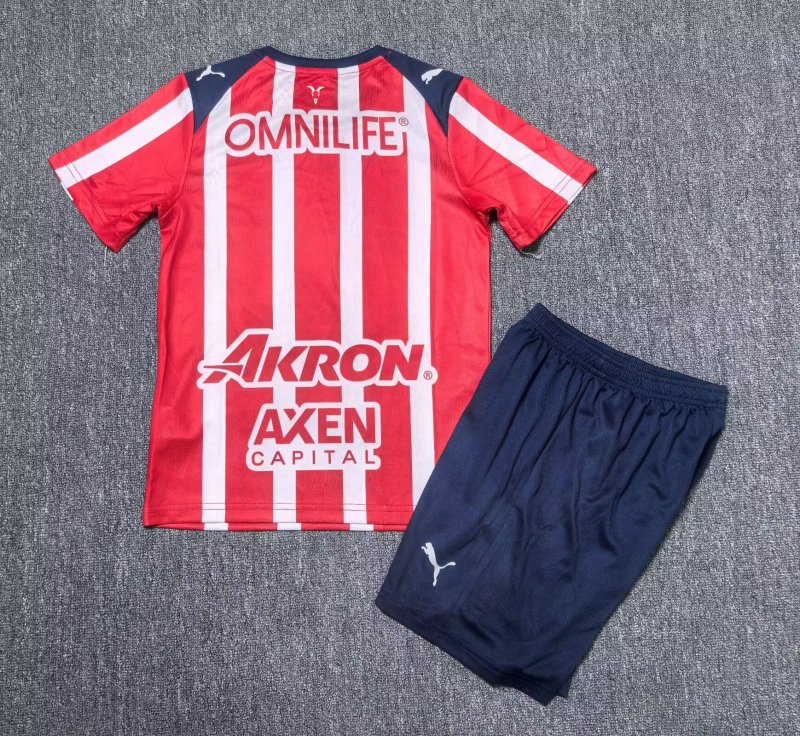2025-2026 Chivas home jersey kids + free socks