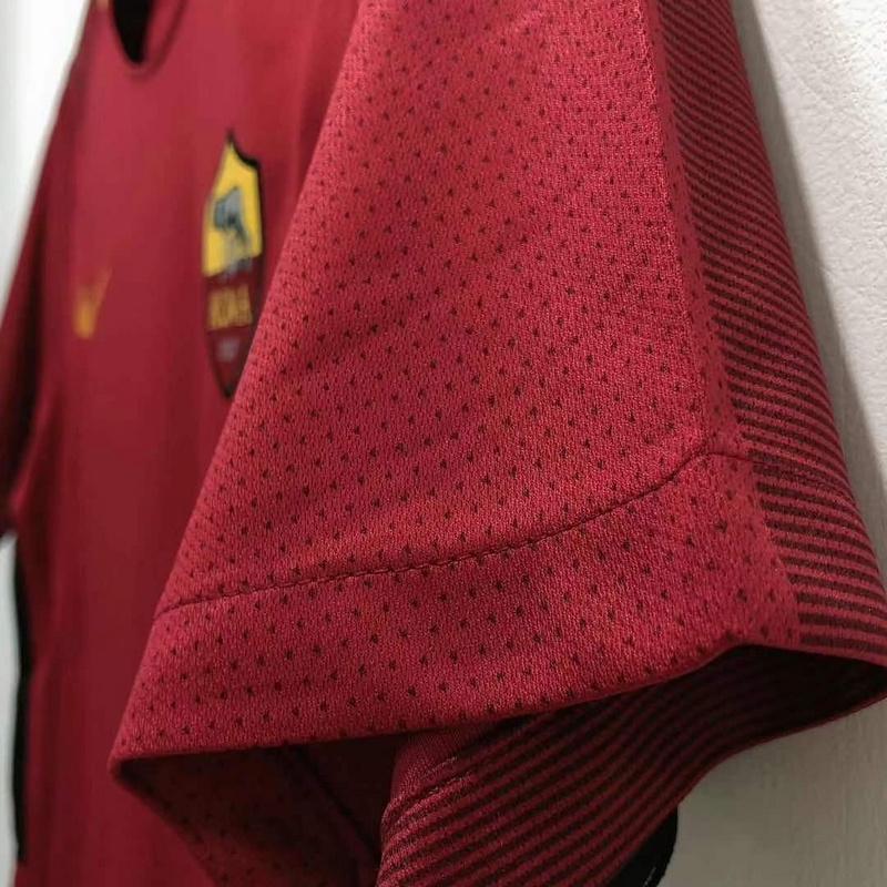 2017-2018 home Retro Roma Soccer Jerseys