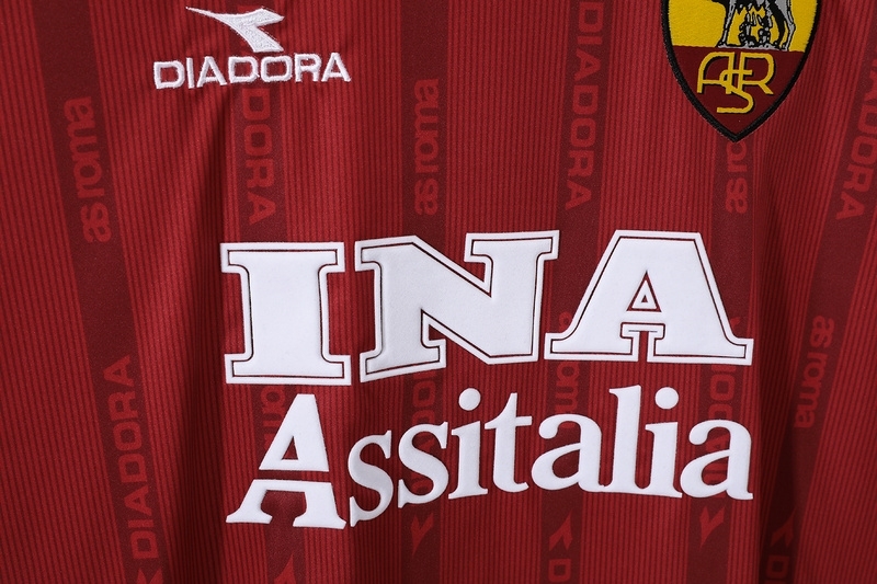 1999-2000 home Retro Roma Soccer Jerseys