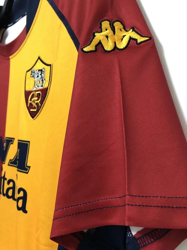 2000-2001 home Retro Roma Soccer Jerseys