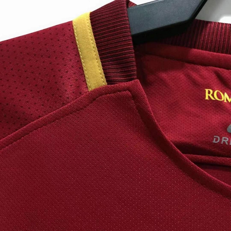 2017-2018 home Retro Roma Soccer Jerseys