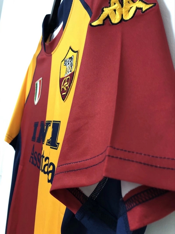 2000-2001 home Retro Roma Soccer Jerseys