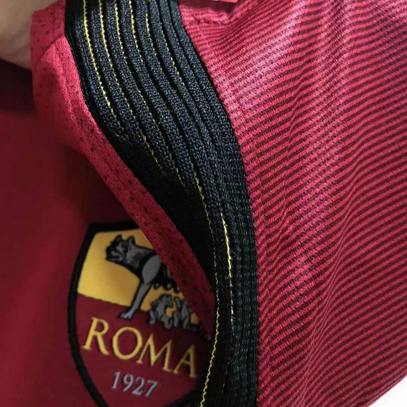 2017-2018 home Retro Roma Soccer Jerseys