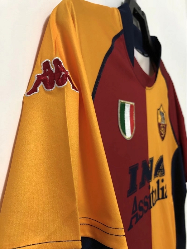 2000-2001 home Retro Roma Soccer Jerseys