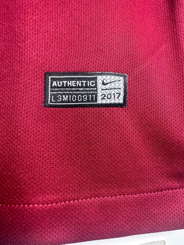 2017-2018 home Long sleeve Retro Roma Soccer Jerseys