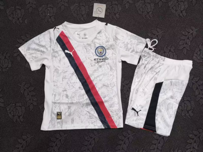 25/26 Manchester City away kids + free socks