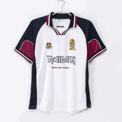 1999 away Retro West Ham United Soccer Jerseys
