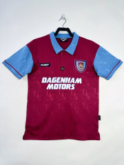 1995-1997 home Retro West Ham United Soccer Jerseys