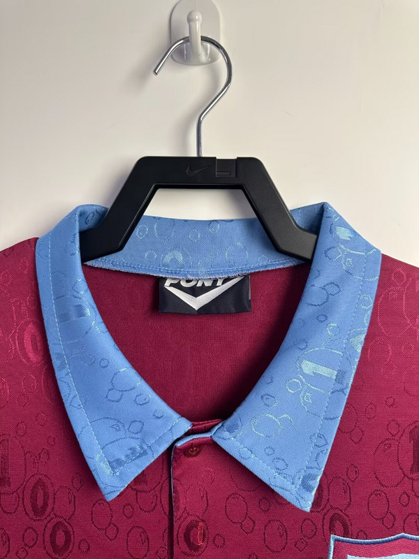 1995-1997 home Retro West Ham United Soccer Jerseys