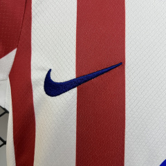 2025-2026 home kids Atletico Madrid Soccer Jerseys + free socks