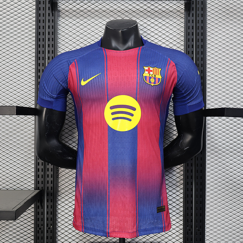 2025-2026 home Barcelona Player version Soccer Jerseys